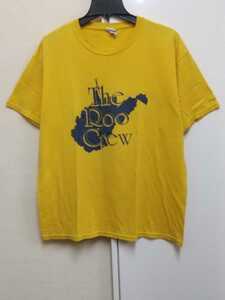 [送料無料](t11d1)L企業モノthe roo crew 非営利団体usaアメリカ輸入古着半袖プリントTシャツ/ウエストバージニア州地形