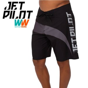  jet Pilot JETPILOT 2023 board pants free shipping side s wipe men's board shorts S22905 black / charcoal 34 sea bread 