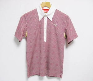 プーマゴルフ ボタンダウン 半袖ポロシャツ Mサイズ PUMAGOLF