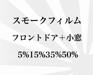 日産　セレナワゴン　C27　GC27　GNC27　GFC27　フロントドア　カット済みフィルム