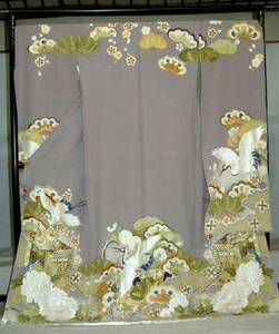 * hand .... hand embroidery. authentic style long-sleeved kimono original N6