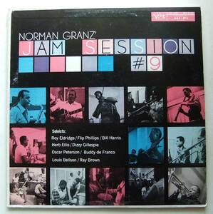 ◆ NORMAN GRANZ JAM SESSION #9 ◆ Verve (MGM) ◆ W