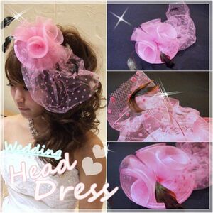  wedding chu-ru attaching head accessory party import (C)