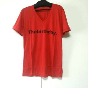 レッド S 黒夢 清春 E　N　The birthday. バースディライブ Tシャツ KUROYUME KIYOHARU SADS サッズ