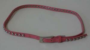  belt lady's pink studs pretty ymdnrk n 0715