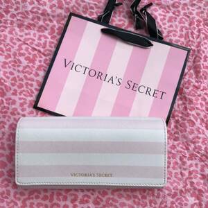  new goods [ Victoria Secret ] long wallet shopa- attaching pink 