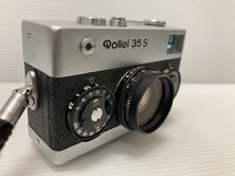 2259* Rollei ローライ 35 S Sonnar 2.8/40 シルバー コンパクト フィルムカメラ ソフトカバー付 動作未確認 ジャンク品 現状品_画像6