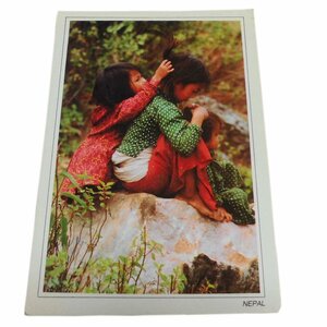 ■☆アジアン雑貨　ネパール・ポストカード　ネパールの人々（NPE-2）