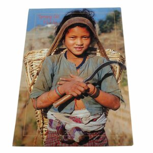 ■☆アジアン雑貨　ネパール・ポストカード　ネパールの人々（NPE-6）