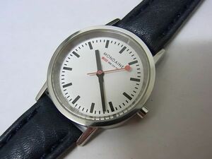 ◆MONDAINE(SWISS MADE)　クオーツ腕時計　[30313]