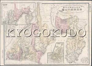 ◆明治４０年(1907)◆大日本管轄分地図　静岡県管内全図◆スキャニング画像データ◆古地図ＣＤ◆京極堂オリジナル◆送料無料◆