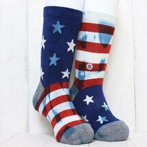 【送料無料】STANCE BOYS スタンス THE BANNER KIDS SOCKS キッズソックス　子供用靴下 K556A21BAN　 L（20.5cm-23cm）サイズ_画像2