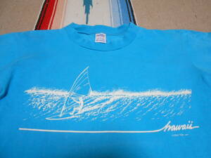 １９８０年代製 SUPER CRU HAWAII ビンテージ Tシャツ MADE IN USA VINTAGE WIND SURFINGウィンドサーフィン オールドサーフ ハワイ マウイ