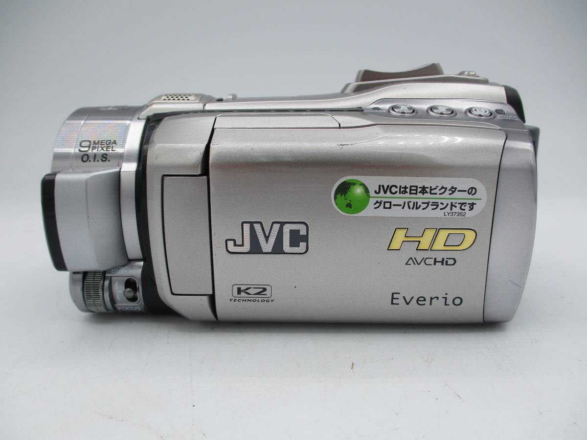 JVCケンウッド ビクター ハイビジョンメモリームービー チタンシルバー GZ-HM400-S(品)