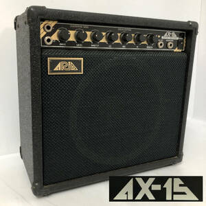 KNY3/18 ARIA AX-15 ギターアンプ エレキギター アンプ GUITAR AMPLIFIER ギター 音楽機材 ARAI AC100V 50/60Hz 動作確認済
