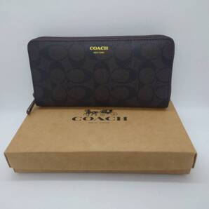 新品未使用 コーチ COACH 長財布 ブラック 男女兼用 F74597 アウトレット品 ブラック
