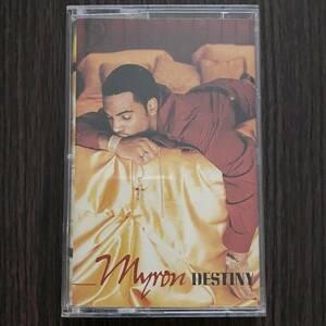☆再生確認済！ Myron 「Destiny」 レア カセットテープ 98年 R&B HIPHOP SOUL