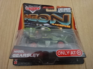 MATTEL Disney PIXAR Cars NEON RACERS NIGEL GEARSLEY ディズニー カーズ ナイジェル・ギアスレー ネオン レーサーズ ターゲット限定