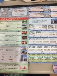 京阪株主優待 カード　ひらかたパーク 入園券2枚 ザ・ブーン（プール）2023年1月10日　未使用