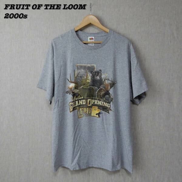 Cabela's GRAND OPENING T-Shirts XL 2000s T111 FRUIT OF THE LOOM フルーツオブザルーム Tシャツ 2000年代