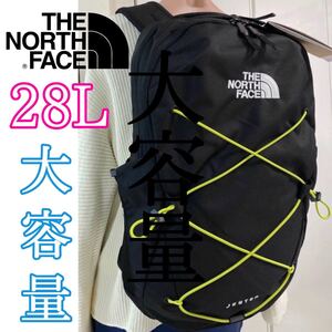 THE NORTH FACEザノースフェイス リュック 28L大容量 バックパック デイパック黒 ユニセックス 男女兼用