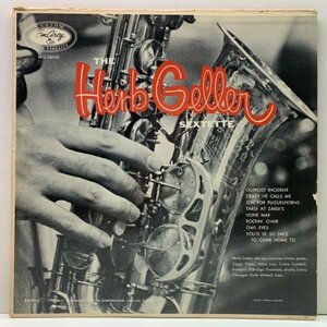 良好盤!! 裏青刷り USオリジナル MONO 小ドラマー 深溝 HERB GELLER Sextette (EmArcy MG 36040) Lorraine, Conte Candoli, Leroy Vinnegar