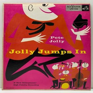 【w/ Shorty Rogers, Curtis Counce, Howard Roberts】美盤!! MONO 米オリジ PETE JOLLY Jolly Jumps In ('55 RCA) 記念すべき初リーダー作