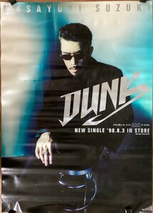 KK-3833■送料無料■鈴木雅之 DUNK ラッツ&スター 音楽 歌手 男性 ビール ポスター CD 印刷物 レトロ アンティーク●破れあり/くSUら