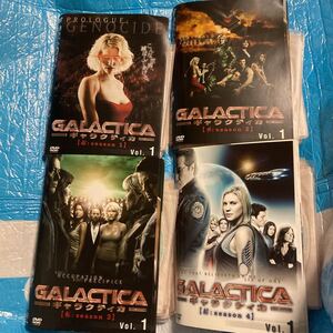ギャラクティカ レンタル落ち 全37巻セット 起 承 転 結 season1 2 3 4 日本語吹き替えあり、字幕あり