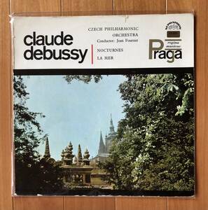 LP-Aug / チェコ・Supraphon / Jean Fournet・Czech Philharmonic Orchestra / DEBUSSY_Nocturnes & La Mer