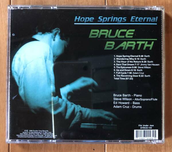 CD-July / 米 Double-Time Records / Bruce Barth / Hope Springs Eternal 