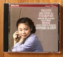 CD-July / 日 PHILIPS / 五嶋 みどり、L.スラットキン・ロンドン交響楽団 / パガニーニ_ヴァイオリン協奏曲第１番Op.6 ほか_画像1