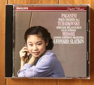 CD-July / 日 PHILIPS / 五嶋 みどり、L.スラットキン・ロンドン交響楽団 / パガニーニ_ヴァイオリン協奏曲第１番Op.6 ほか