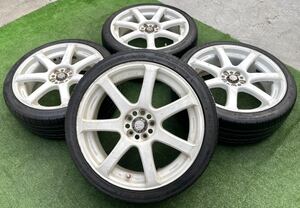 WORK EMOTION 18インチ ★ ラジアルタイヤ 215/40R18 4本セット★レクサスCT200h BRZ プリウス ウィッシュ インプレッサ等に