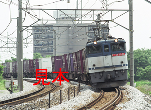 鉄道写真、645ネガデータ、151704300009、EF65-1088＋貨物、JR高崎線、吹上〜行田、2007.06.21、（4591×3362）