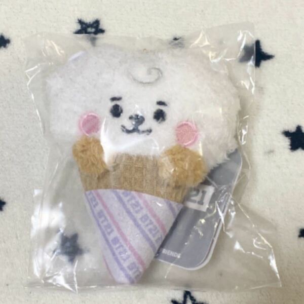 BT21　ベビー　マスコット　ぬいぐるみ　アイスクリーム　RJ　アールジェイ