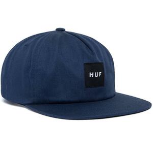 HUF Essential Unstructured Box Snapback Hat Cap Navy キャップ 