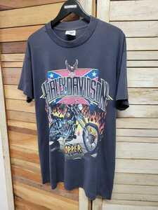 HARLEY-DAVIDSON 【ハーレー・ダビッドソン　“SSI”Vintage T-Shirts ヴィンテージ Tシャツ 半袖 古着 USA製 希少 L