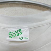 JRA　CLUB KEIBA　Tシャツ　ノベルティ　非売品　白　クラブケイバ　競馬　220610-12_画像4