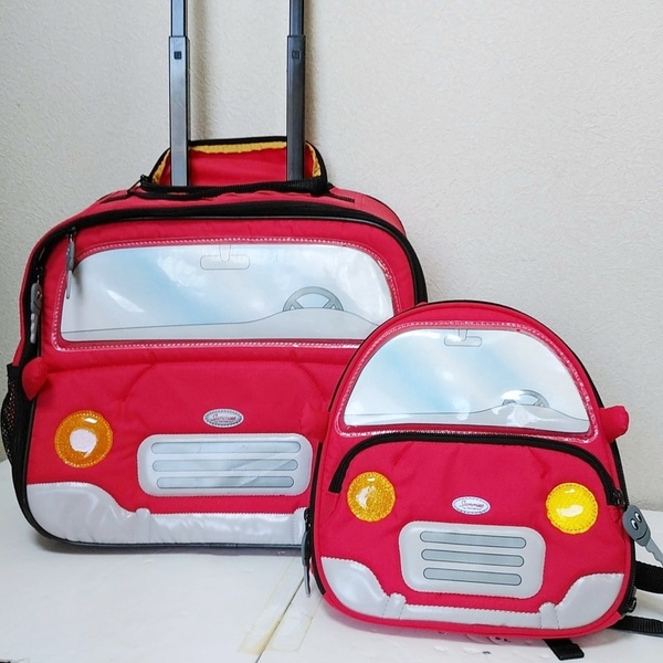 子供用スーツケース リュック　Samsonite Sammies　サムソナイト　サミーズ　車クルマ自動車　キャリーバッグ　おもちゃ入れ　210830-12