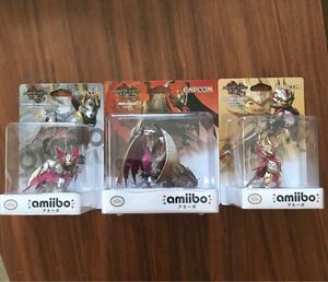 【新品未開封】amiibo 3種セット メル・ゼナ+メルゼガル+メルゼネコ モンスターハンターライズ サンブレイク アミーボ