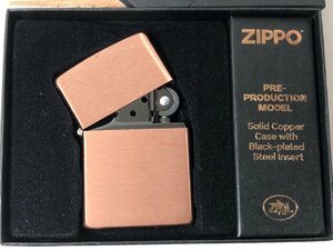Zippo Solid Copper ソリッドカッパー限定復刻#48107 特製箱/新品