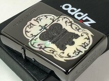 2016年 絶版 Zippo シェル クラウン オブ スカルズ Crown of Skulls 天然貝C 新品_画像4