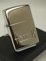 2002 Zippo シルバー スター彫刻 銀ミラー ジッポロゴ200SP-C_画像3