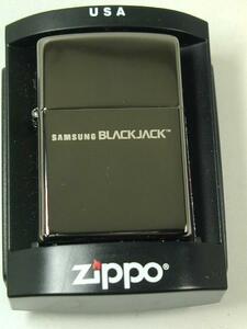 2006年 Zippo SAMSUNG Bkackjack 企業 サムスン ブラックアイス #150新品