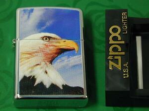 2003年 Zippo Eagle（イーグル）純正・ ハイポリッシュ#250・新品/絶版