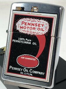 2000年 Zippo Pennsey Motor Oil モーターオイル広告★企業/新品/専用BOX