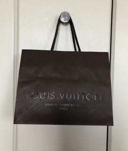 【美品】 ルイ・ヴィトン LOUIS VUITTON ショップ袋　紙袋　ショッパー ショップバッグ　中古　ブランド袋 ルイヴィトン LOUIS-VUITTON LV