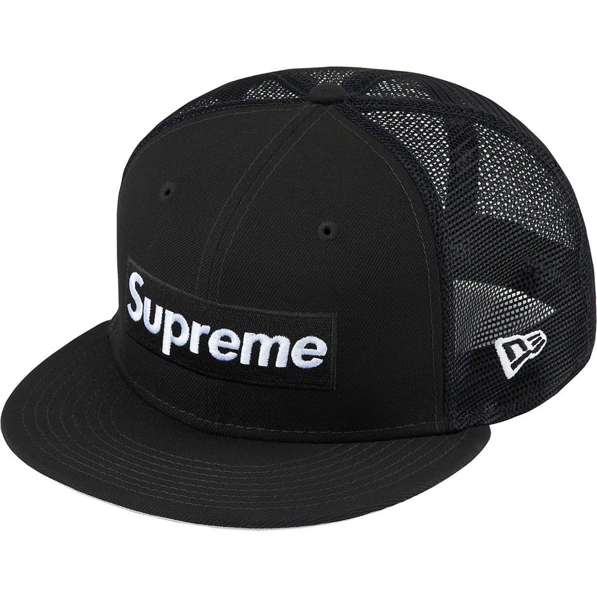 Supreme 23SS Box Logo Mesh NEW ERA navy ネイビー 7 1/4 57.7cm