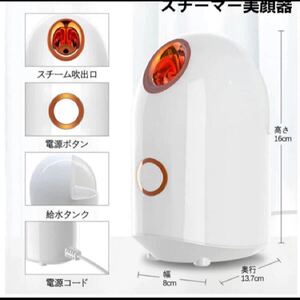 スチーマー美顔器 スチーマーフェイス 顔 美肌スチーマー 人気 保湿 各種肌質対応 ナノ微粒化技術 毛穴の清潔 角質